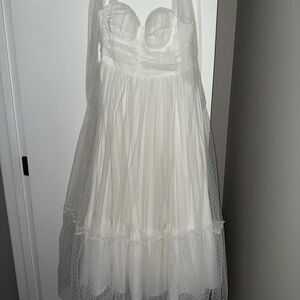 Petal & Pup White Sheer Dress